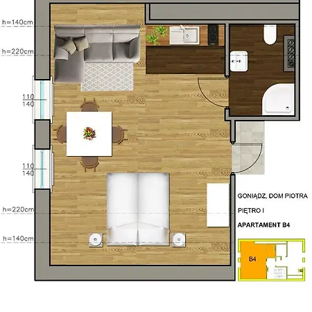 Dom Piotra Apartment Goniadz Exterior photo