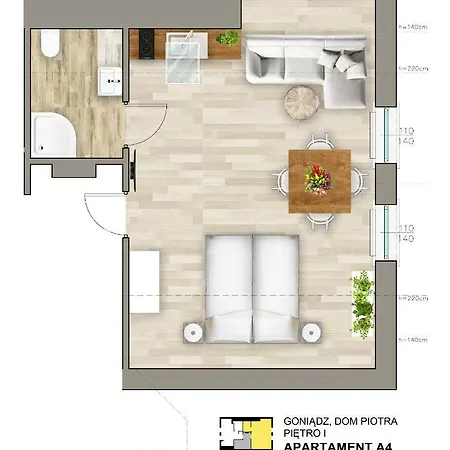 Dom Piotra Apartment Goniadz Exterior photo